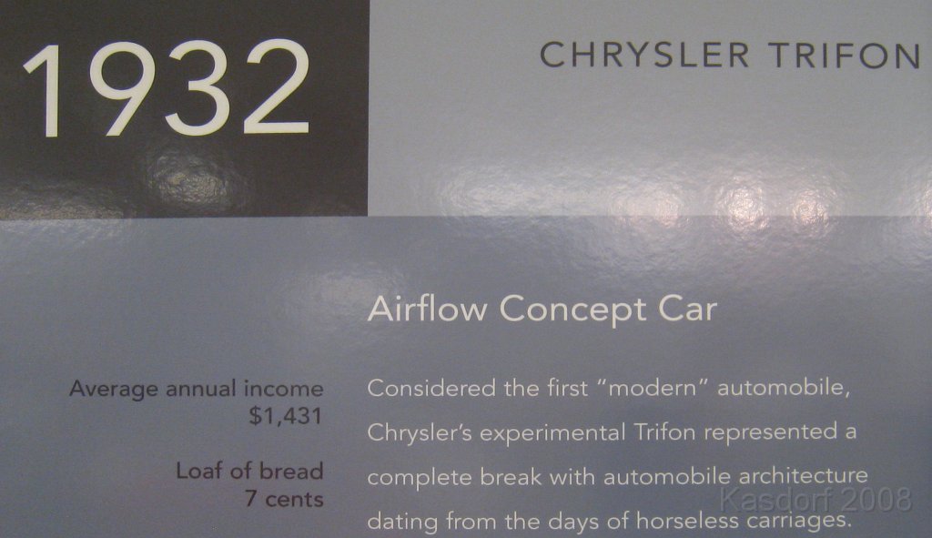Chrysler Walter - Car Museum 2008 0493.jpg - A visit to the Walter P Chrysler museum located on the grounds of the sprawling Chrysler complex in Auburn Hills Michigan. A great collection of Chrysler brands through the years, AMC, Dodge, Willys, and others.